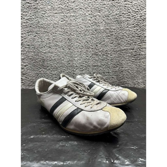 Vintage Adidas Antelope Lace Up Leather Trainers White 547853‎ Mens Size 10 US